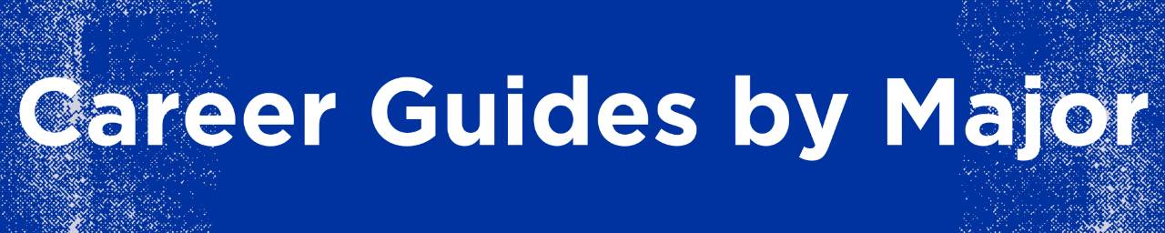 career guides by major